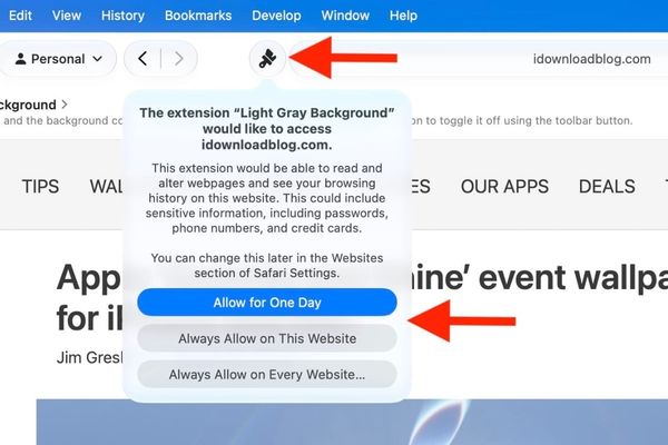 Cấp quyền cho nó chạy trên trang web