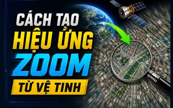 cách tạo hiệu ứng zoom từ vệ tinh