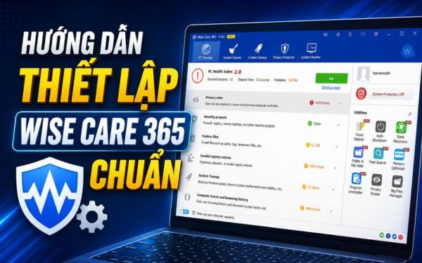 cách thiết lập và sử dụng Wise Care 365