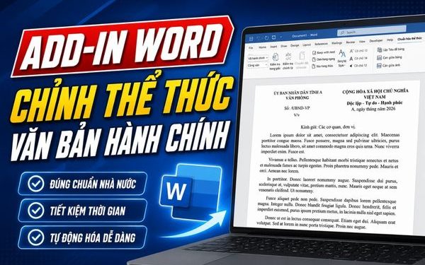 công cụ chỉnh thể thức văn bản hành chính