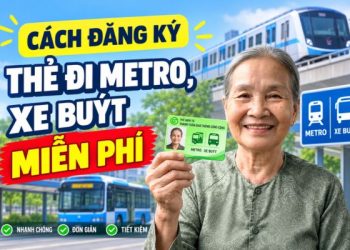 đăng ký thẻ đi Metro xe buýt miễn phí