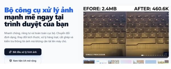 Imify: Công cụ xử lý ảnh đa năng không cần cài đặt 9 Giới thiệu về công cụ Imify