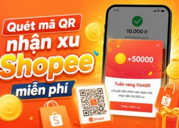 quét mã QR Shopee Pay nhận xu miễn phí