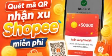 quét mã QR Shopee Pay nhận xu miễn phí