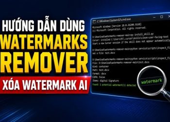 tool xóa watermark ẩn AI