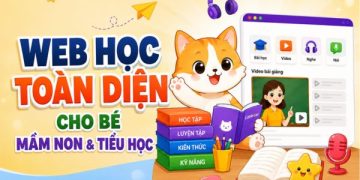 web học cho bé mầm non và tiểu học