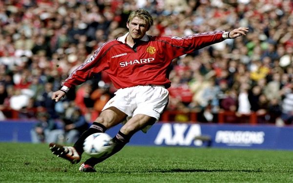 David Beckham được nhớ đến với những quả tạt chính xác và khả năng kiến tạo đặc biệt từ cánh phải