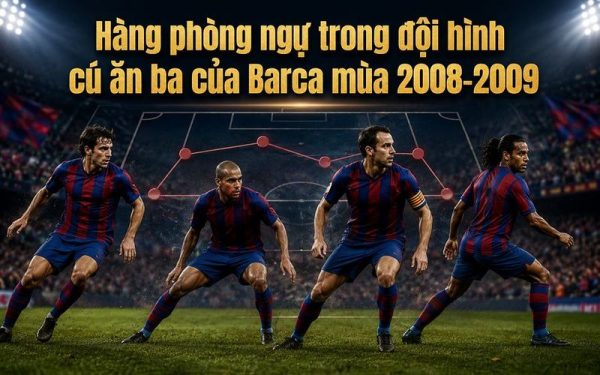 Hàng phòng ngự trong đội hình của Barca sở hữu khả năng bọc lót hiệu quả