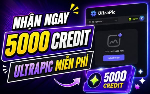 5000 credit UltraPic miễn phí