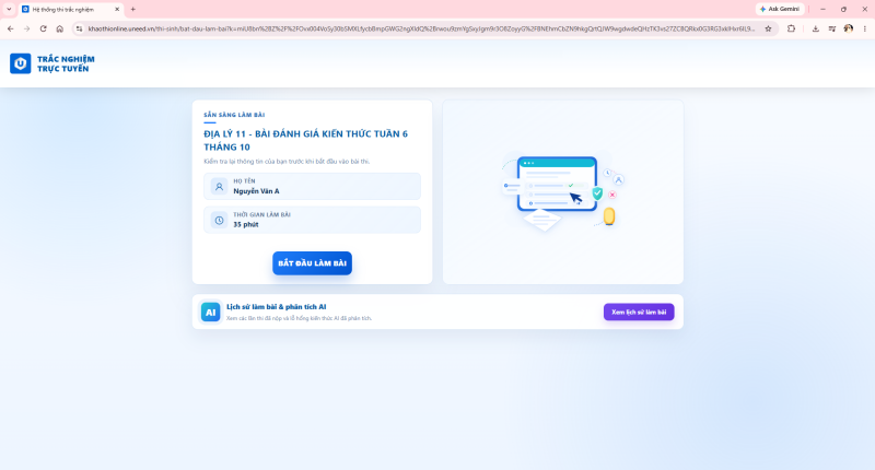 Hướng dẫn dùng Uneed.vn để đánh giá kiến thức Online miễn phí cho học sinh 31
