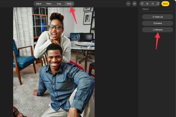 How to change photo angle using AI on macOS 27