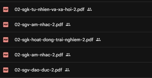 Hướng dẫn cách lấy file từ link tải sách giáo khoa PDF