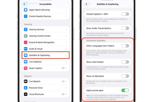 Instructions for turning off automatic subtitles on iPhone and Macbook 11 Turn off the first three