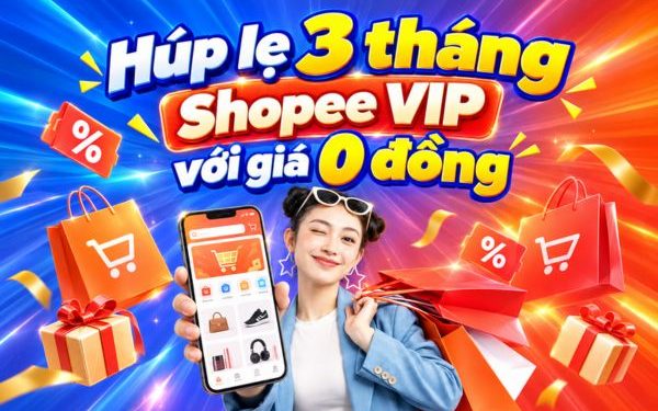 3 tháng Shopee VIP từ Vinaphone