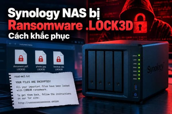 Cách hạn chế Synology NAS bị Ransomware .L0CK3D: Cách khắc phục