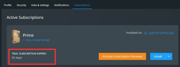 Instructions for getting Avira Prime 3 months for free