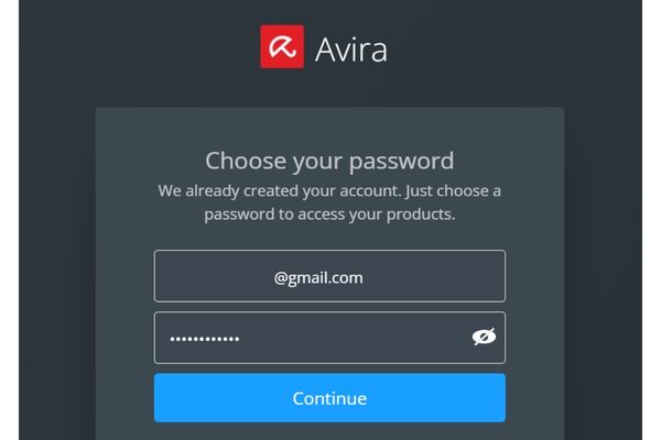 Set password