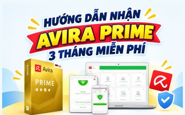 Avira Prime 3 tháng miễn phí