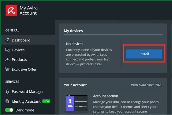 Click the Install button