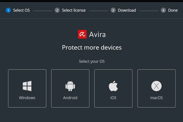 Select operating system