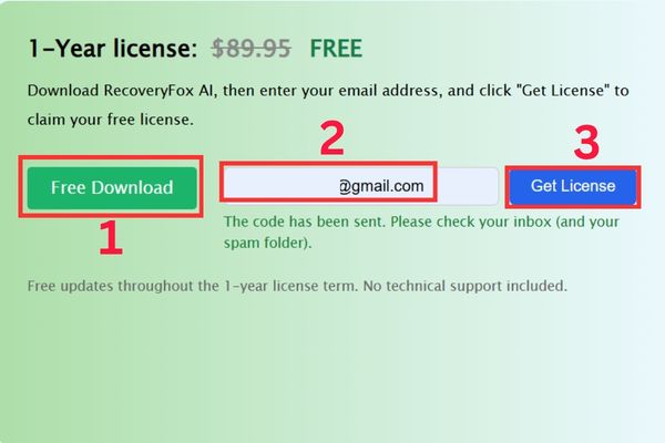 Receive copyright for 3 Halloween software worth $150 very good 12 3 steps to receive RecoveryFox AI license key