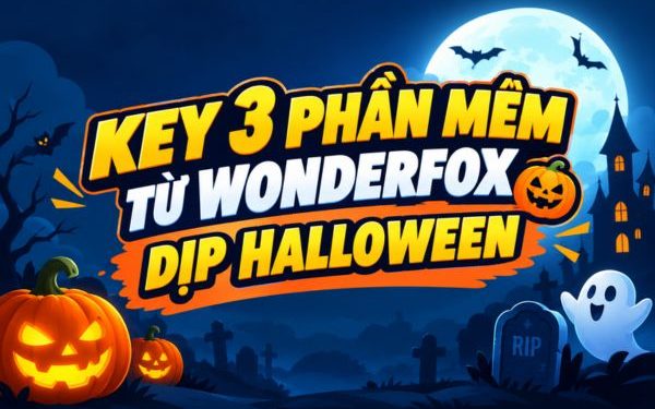 bản quyền 3 phần mềm dịp Halloween
