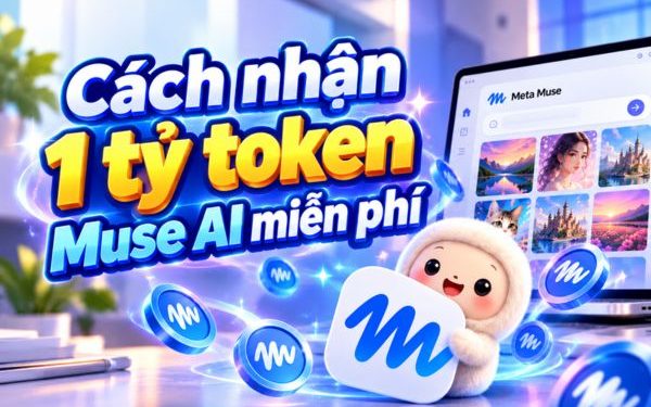 cách nhận 1 tỷ token Muse AI