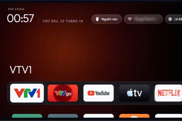 Giao diện gọn gàng sau khi dùng CleanYourTv