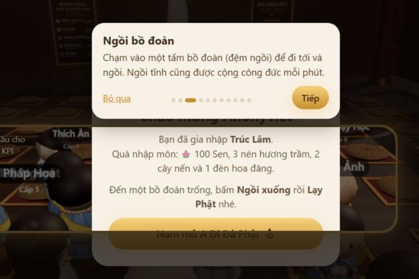 The screen will display a series of instructions