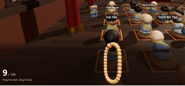Choose to sit and pray Rosary 108