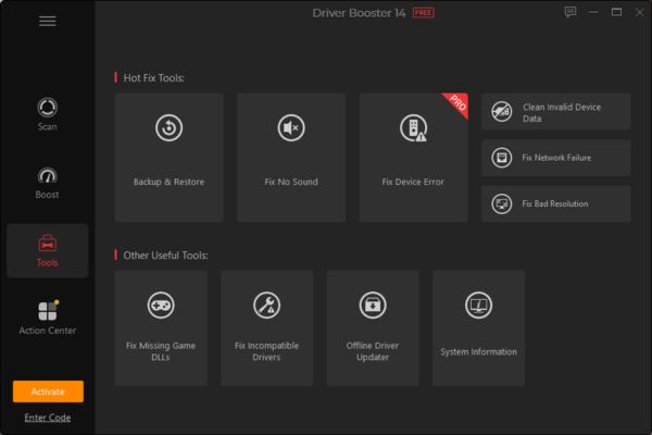 Get Driver Booster 14 license key now for free for 6 months 14 Absolutely safe, no worries about Windows damage