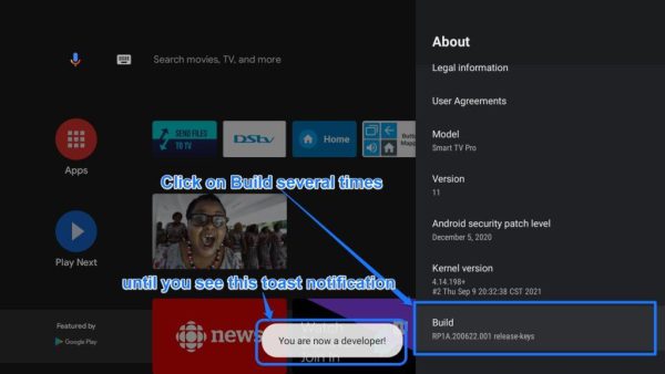Instructions for using CleanYourTV: Remove ads on Android TV, Google TV 9 However, choose a development house